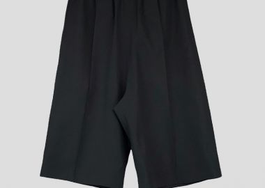 BARBARA ALAN Ανδρικό Μαύρο Popeline Black Shorts - BARBARA ALAN - 