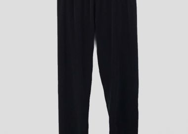 BARBARA ALAN Ανδρικό Μαύρο Slim-Fit Joggers - BARBARA ALAN - 