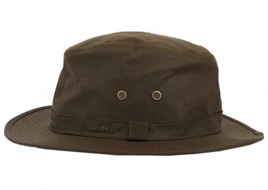Barbour Dawson Waxed Safari Hat MHA0733OL51 Λαδί - Barbour - 