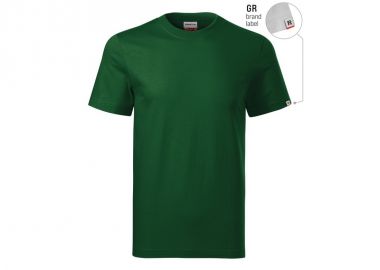 Base unisex tshirt bottle green brand label - Rimeck - 