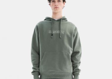 BASEHIT MEN'S LOGO PULLOVER HOODIE ΠΡΑΣΙΝΟ - BASEHIT - 