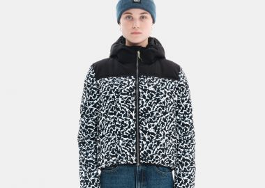 BASEHIT WOMEN'S HOODED PUFFER JACKET ΑΣΠΡΟ - BASEHIT - 