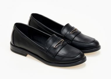 Basic χαμηλά loafers - Μαύρο - Issue - 