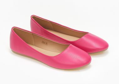 Basic flat μπαλαρίνες - Φούξια - Issue - 