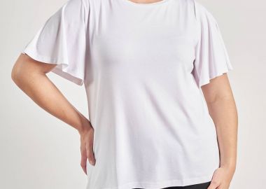 Basic μπλούζα με flared μανίκια -  - 