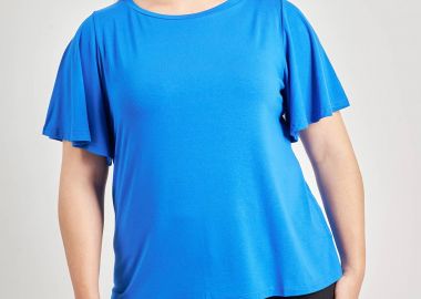 Basic μπλούζα με flared μανίκια -  - 