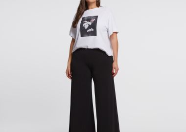 Basic παντελόνα super jersey - MAT FASHION - 