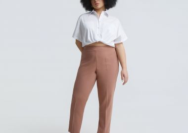 Basic παντελόνι cigarette - MAT FASHION - 