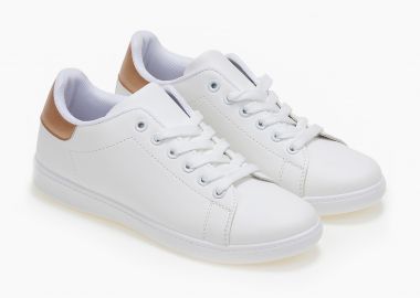 Basic sneakers με κορδόνια - Rose Gold - Issue - 