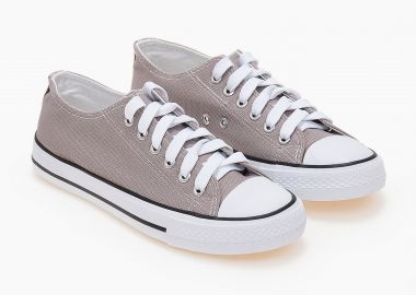Basic sneakers πάνινα - Γκρι - Issue - 