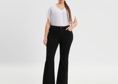 Basic τζιν καμπάνα - MAT FASHION - 