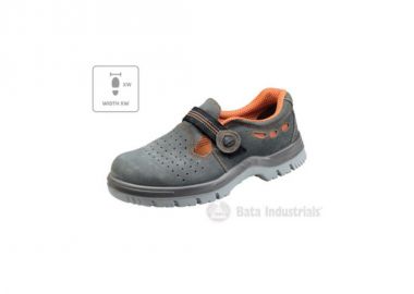 Bata Industrials Riga XW U MLIB22B3 sandals dark gray - Bata Industrials - 