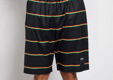 BDTK ALL OVER PRINTED SWIM SHORTS ΜΑΥΡΟ - BODY TALK - 