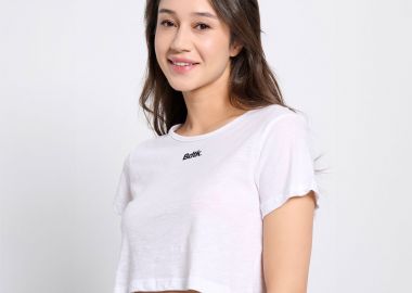 BDTK CROPPED T-SHIRT ΑΣΠΡΟ - BODY TALK - 