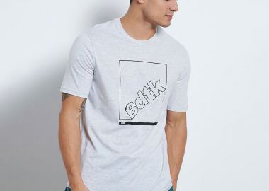 BDTK LOGO T-SHIRT ΓΚΡΙ - BODY TALK - 