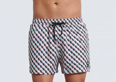 BDTK PRINTED SWIM VERMOUDA ΠΟΛΥΧΡΩΜΟ - BODY TALK - 