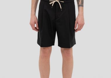 BE ABLE Ανδρικό Μαύρο Men's Bermuda Shorts - BE ABLE - 
