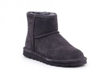 Bearpaw Alyssa Δερμάτινα Γυναικεία Μποτάκια Γκρι 2130W-030 - BearPaw - 