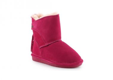 Bearpaw Mia Toddler Δερμάτινες Παιδικές Μπότες Κόκκινες 2062T-671 - BearPaw - 