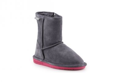 Bearpaw Παιδικά Μποτάκια με Φερμουάρ Γκρι 608TZ-903 - BearPaw - 