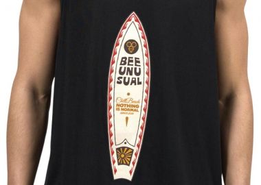 BEE UNUSUAL Αμάνικες Μπλούζες Totem Of The Unusual Tank Top - BLACK-AT-260718-BLACK - BEE UNUSUAL - 