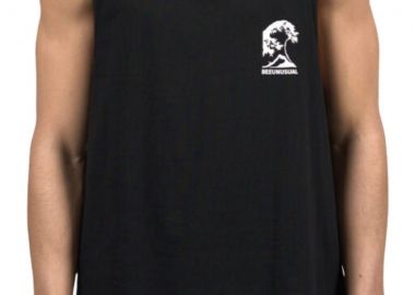 BEE UNUSUAL Αμάνικες Μπλούζες Tsunamis Tank Top - BLACK-AT-260716-BLACK - BEE UNUSUAL - 