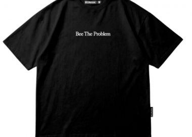 BEE UNUSUAL Bee The Problem Boxy T-Shirt - Μαύρο-AT-260402-BLACK - BEE UNUSUAL - 