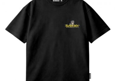 BEE UNUSUAL Blaze Bee Relaxed T-Shirt - Μαύρο-AT-260228-BLACK - BEE UNUSUAL - 