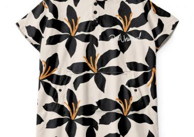 Bee Unusual Dark Lilly Poncho Παραλίας-BP-261005-MULTI - BEE UNUSUAL - 