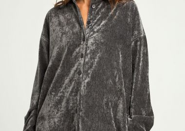 Βελουτέ πουκάμισο - FUNKY BUDDHA - 