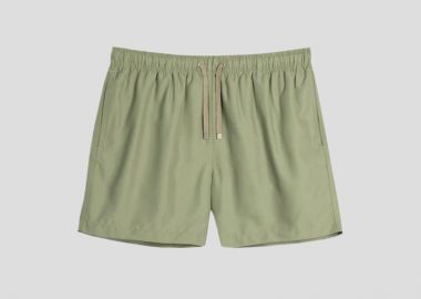 BENIBECA Ανδρικό Πράσινο Classic Mid-Length Men's Swim Shorts - BENIBECA - 