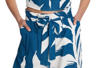 Βερμούδα Ale Εμπριμέ Με Ζώνη 8920627-OTTANIO Γυναικείο - Ale - 