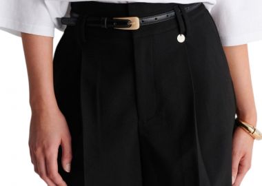 Βερμούδα Ale Με Ζώνη 8923185-BLACK Γυναικείο - Ale - 
