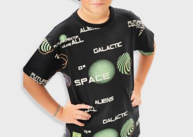 Βερμούδα φούτερ για αγόρι - ΜΑΥΡΟ 13-225041-2 - energiers - 