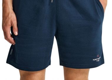 Βερμούδα Funky Buddha Αθλητική Με Λογότυπο FBM013-054-03-NAVY Ανδρικό - Funky Buddha - 