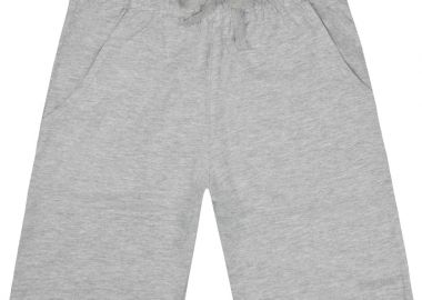 Βερμούδα μακό με λάστιχο στη μέση - ΜΕΛΑΝΖΕ 13-216041-2-9 - energiers - 