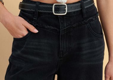 Βερμούδα τζιν με ζώνη - 5206179124782 -  - 