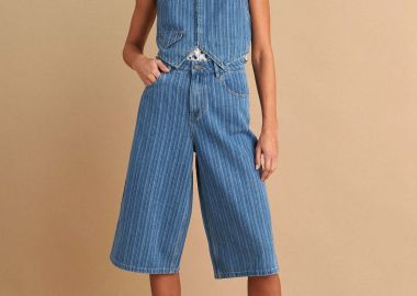 Βερμούδα τζιν ριγέ - 5206634908346 -  - 