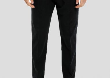 BERWICH Ανδρικό Μαύρο Barber Black Trousers - BERWICH - 