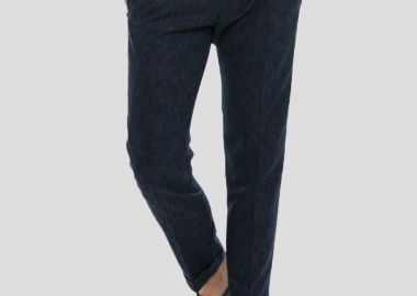 BERWICH Ανδρικό Μπλε Retro Elax Blue Trousers - BERWICH - 
