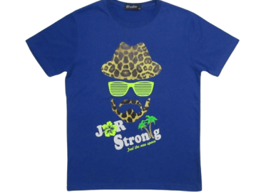 BEST FASHION ΕΦΗΒΙΚΟ ΚΟΝTΟΜΑΝΙΚΟ T-SHIRT 0001 - μπλε ΜΠΛΕ - OEM - 