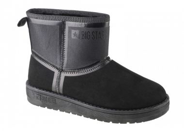 Big Star Suede Γυναικεία Μποτάκια Μαύρα KK274614 - Big Star - 