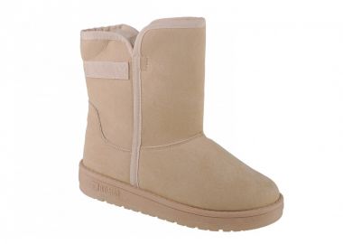 Big Star Suede Γυναικείες Μπότες Χιονιού Μπεζ KK274617 - Big Star - 