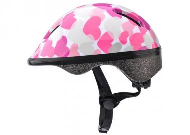 Bike helmet Meteor KS06 Hearts pink size S 4852cm Jr 24819 - Meteor - 