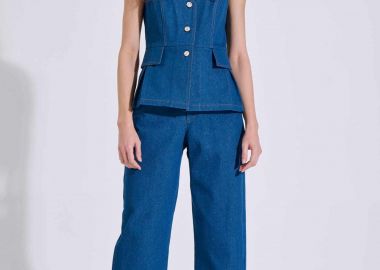 Bill Cost γυναικείο denim γιλέκο - 10-200200-0 Denim Blue - BILL COST - 