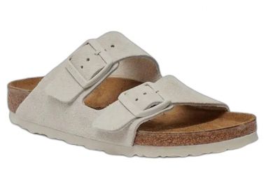 BIRKENSTOCK 1026842 LEATHER ARIZONA ANTIQUE WHITE - Birkenstock - 