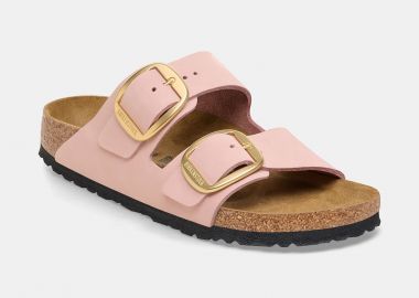BIRKENSTOCK ARIZONA BIG BUCKLE NUBUCK LEATHER SANDALS - NARROW FIT ΡΟΖ - BIRKENSTOCK - 