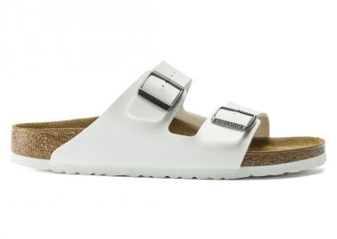 Birkenstock Arizona Birko-Flor Γυναικεία Σανδάλια σε Λευκό Χρώμα 0552683 - Birkenstock - 