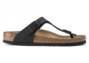 Birkenstock Gizeh Birko-Flor Γυναικεία Σανδάλια Ανατομικά σε Μαύρο Χρώμα 0043693 - Birkenstock - 