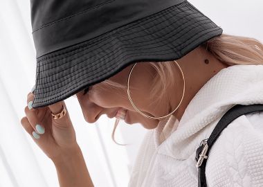 BLACK BUCKET HAT - fashionroom - 